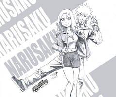 Quick Sketch - NaruSaku!