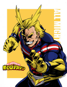 All Might Color