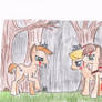 Katniss, peeta and Cato as ponys