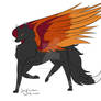 Flame Fullbody with wings