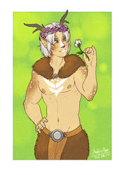 Faun Prince (art by Red-Lynx)