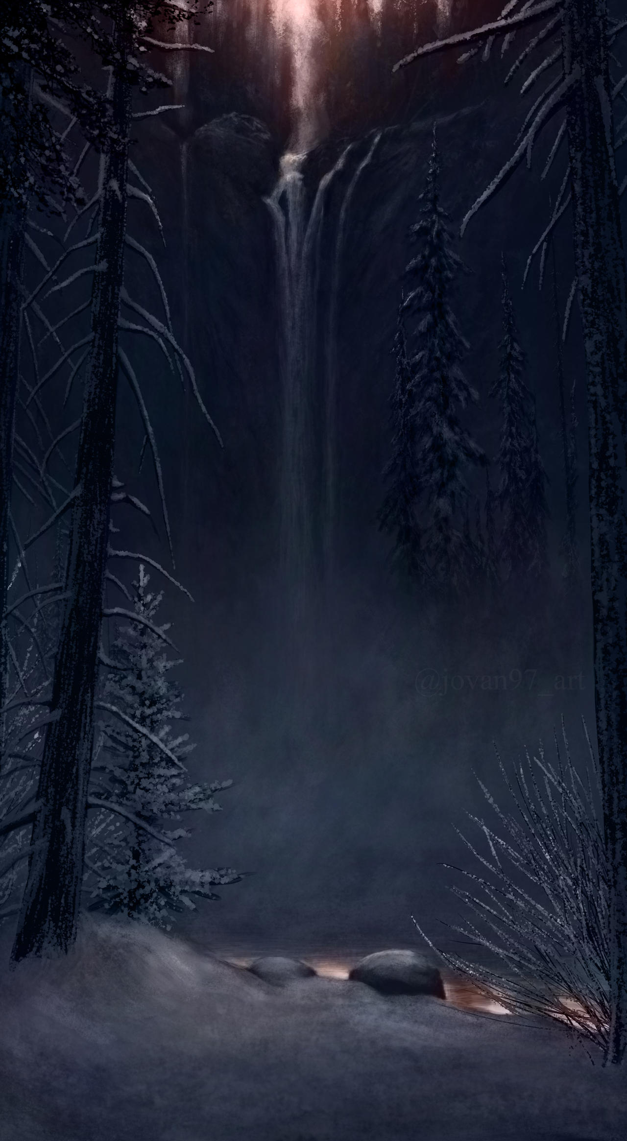 Waterfall by jovan97art on DeviantArt