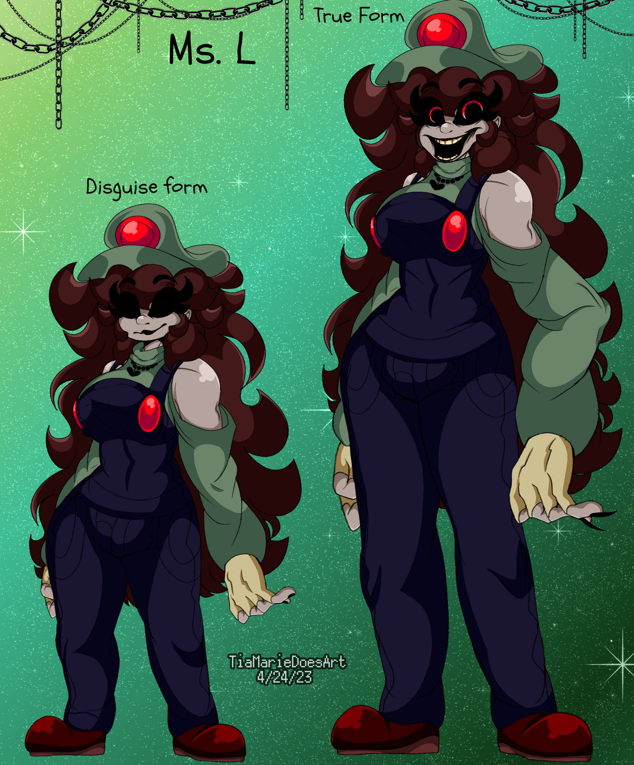 Ms L Ms. L full character design by TiaMarieDoesArt on DeviantArt
