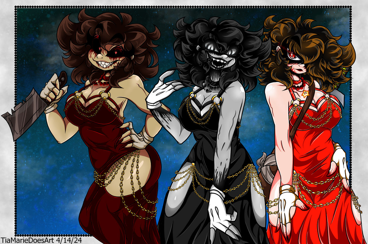 Maria Gg Horror Maria, GG and Devil Maria in twitter dress by TiaMarieDoesArt on ...