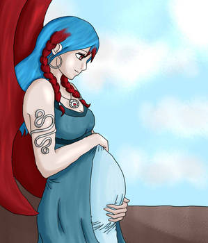 Pregnant Nessa