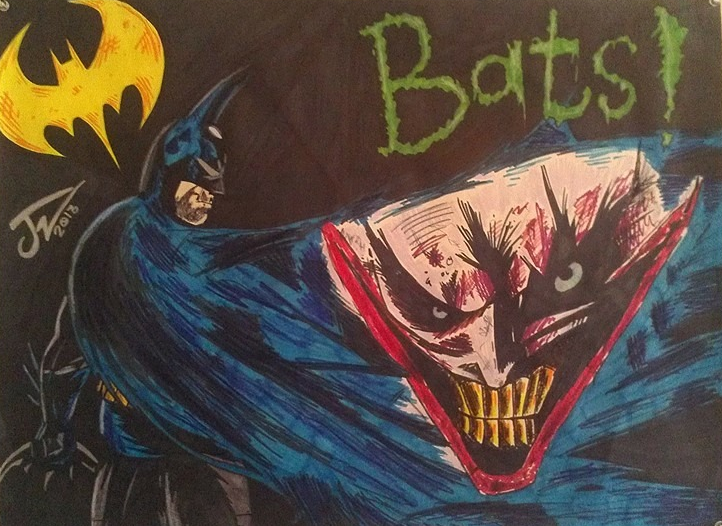 Batman With Joker Silhouette In The Cape By Jigsaw0097 On Deviantart Batman With Joker Silhouette In The Cape By Jigsaw0097 On Deviantart