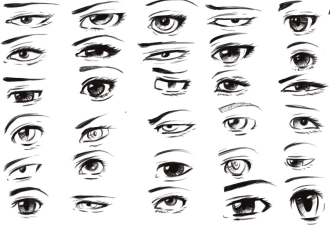 30 Artistic Anime/Fantasy Eyes by Toxous on DeviantArt