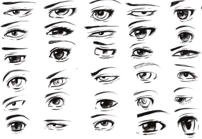 The comprehensive reference for drawing anime eyes. #anime