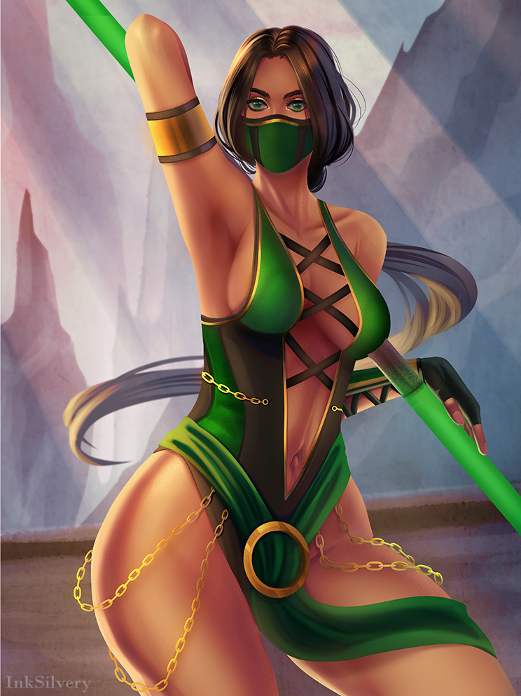 Jade - Mortal Kombat (Character redesign) by allinebp on DeviantArt