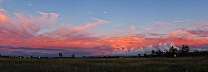 panorama sunset