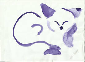 Watercolor cat