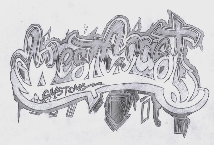 West Customs Graffiti by nobody-cares on DeviantArt