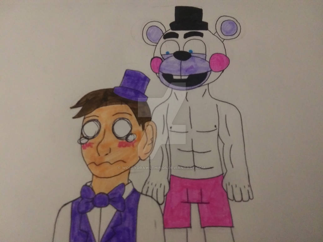 Holy Frick Its Buff Helpy By Funtimebonnie2421 On Deviantart