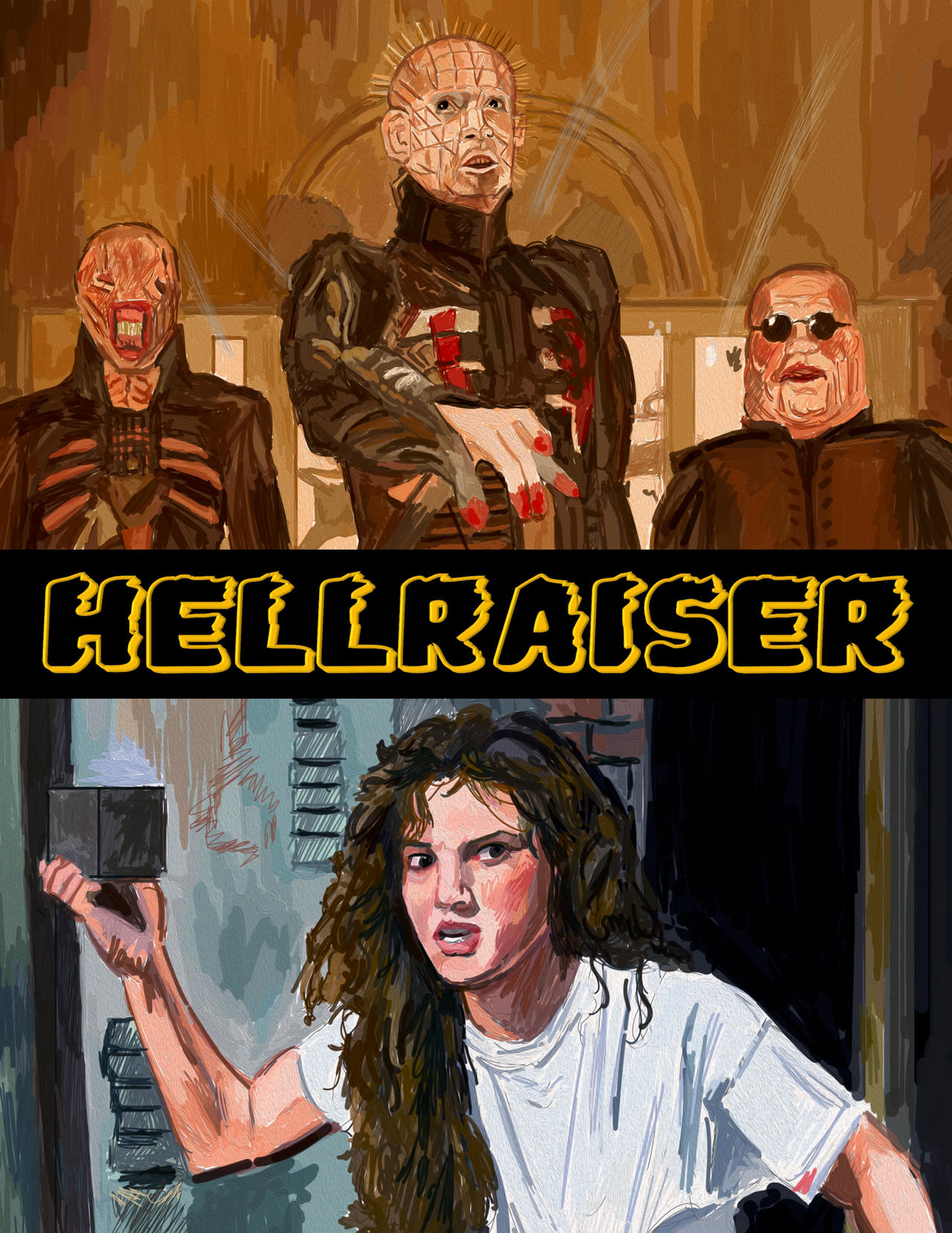 Deviantart Hell Raiser Hellraiser (1987) by AdrockHoward on DeviantArt