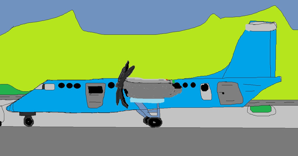 Dash 8 Drawing by JuiceyJHyde on DeviantArt