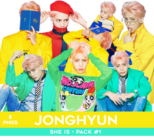Jonghyun PNG Pack #1 - She Is (Teaser Photoshoot)