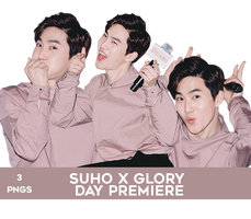 Suho at Glory Day's Premiere PNG Pack