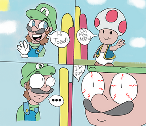 Super Mario Bros: Luigi and Toad Comic