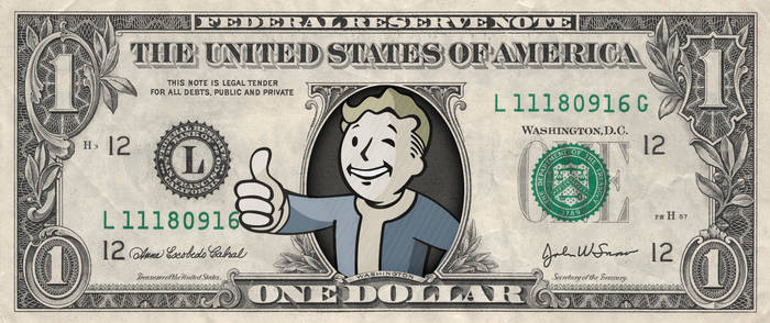 Vault Boy Bills // Fallout 3 Props