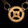 Steampunk Clock Gear Pendant