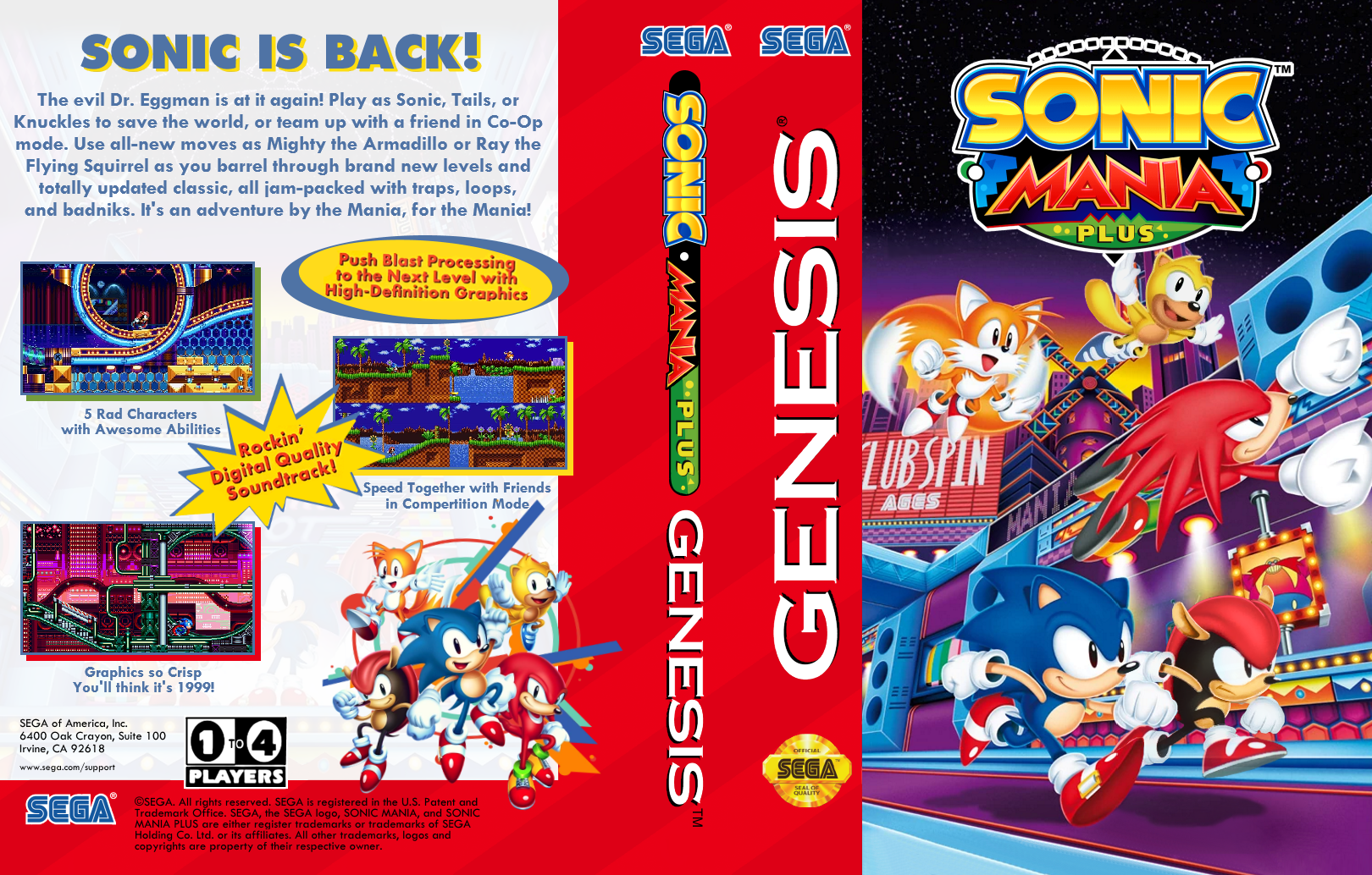 Sonic Mania Plus Poster