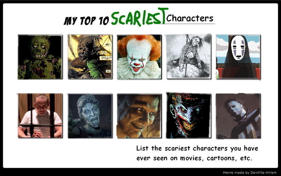 My Top 10 Favourite Slasher Movies by Daviddv1202 on DeviantArt