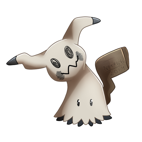 Mimikyu - Shiny by Shiny-Hunter-Des on DeviantArt