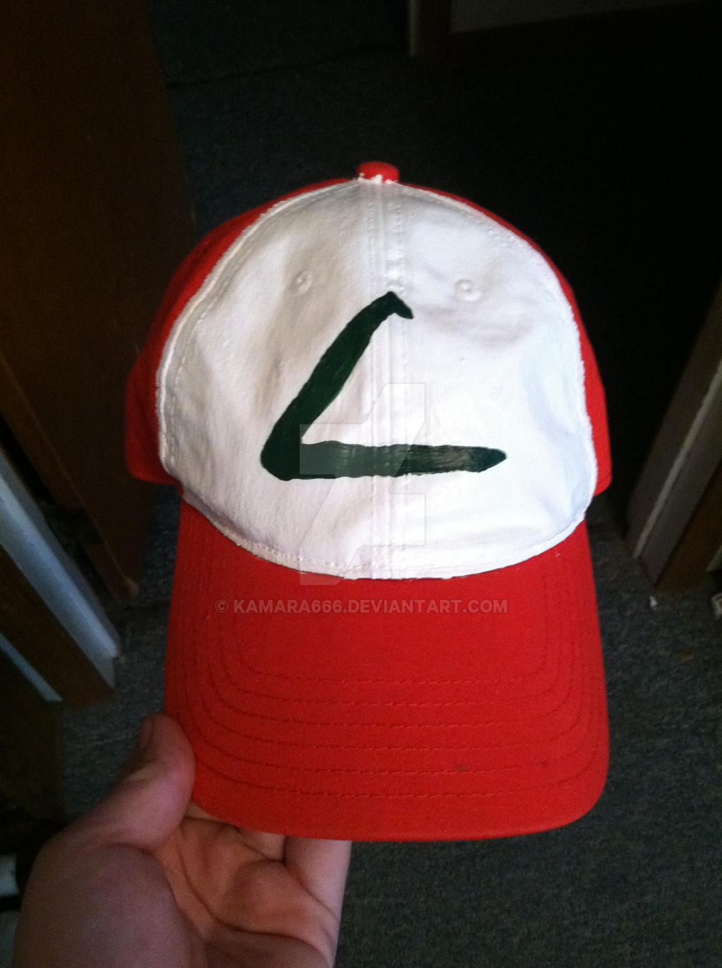 Ash Ketchum Hat - Fixed by Kamara666 on DeviantArt
