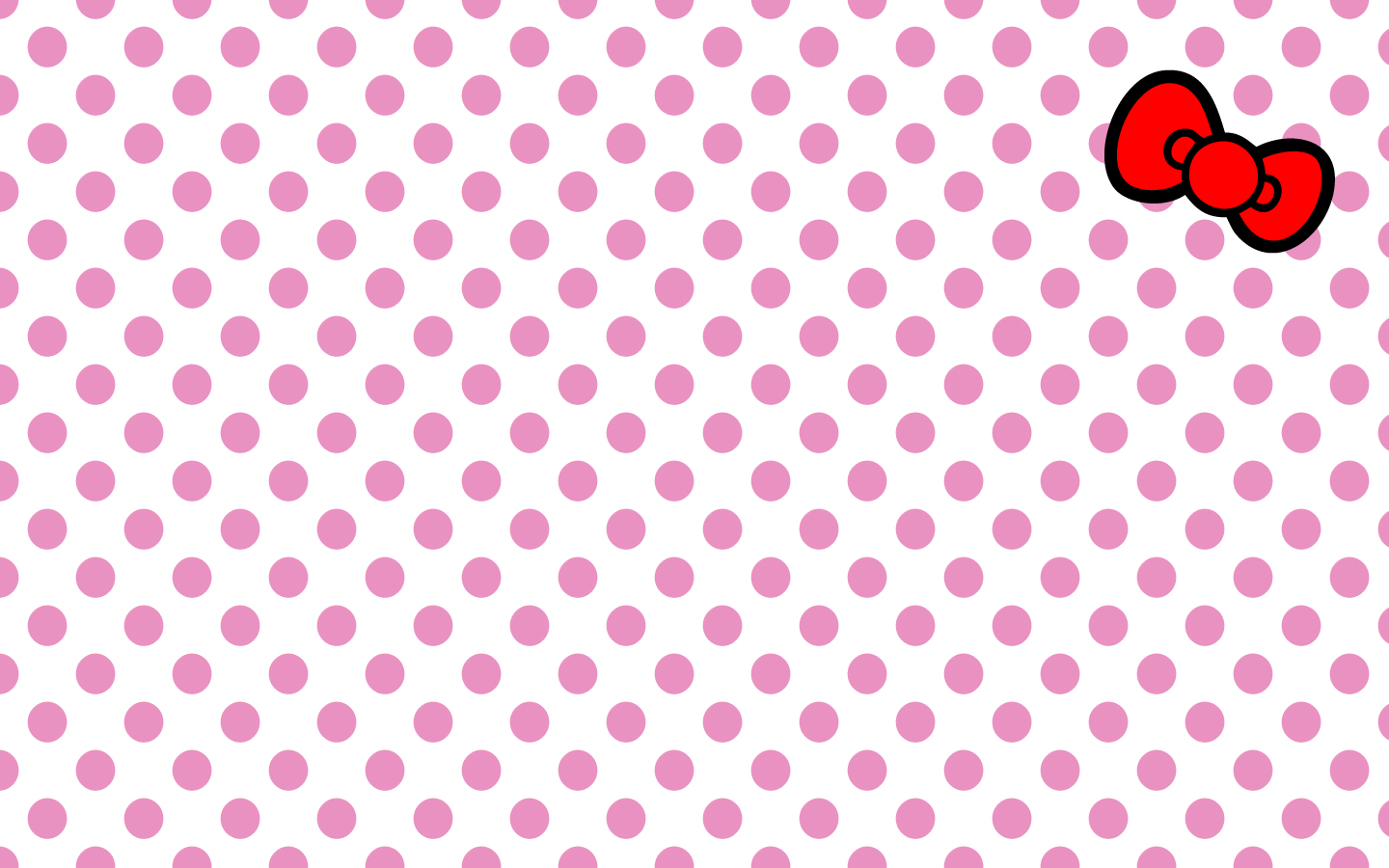 hellokitty bow wallpaper