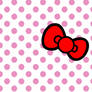 hellokitty bow iPhone wallpaper