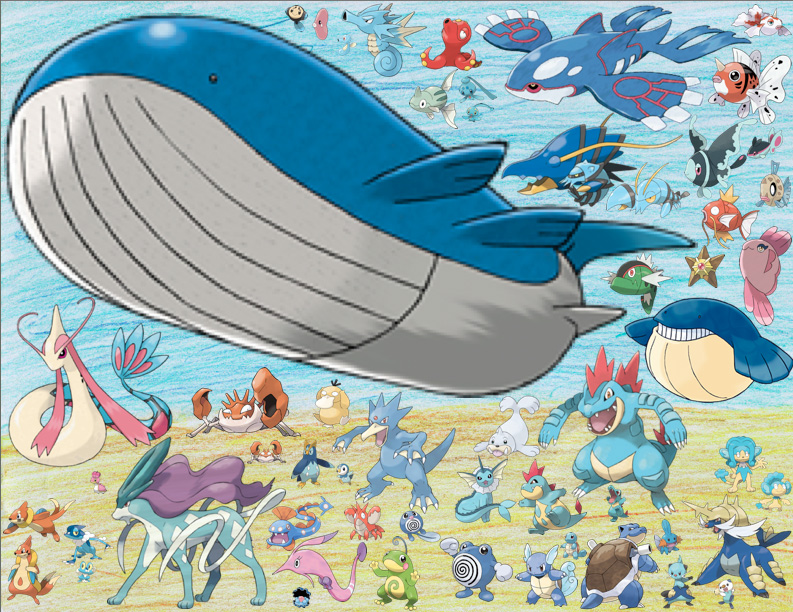 Water Pokemon Pattern Water Pokemon by Manaki267 on DeviantArt