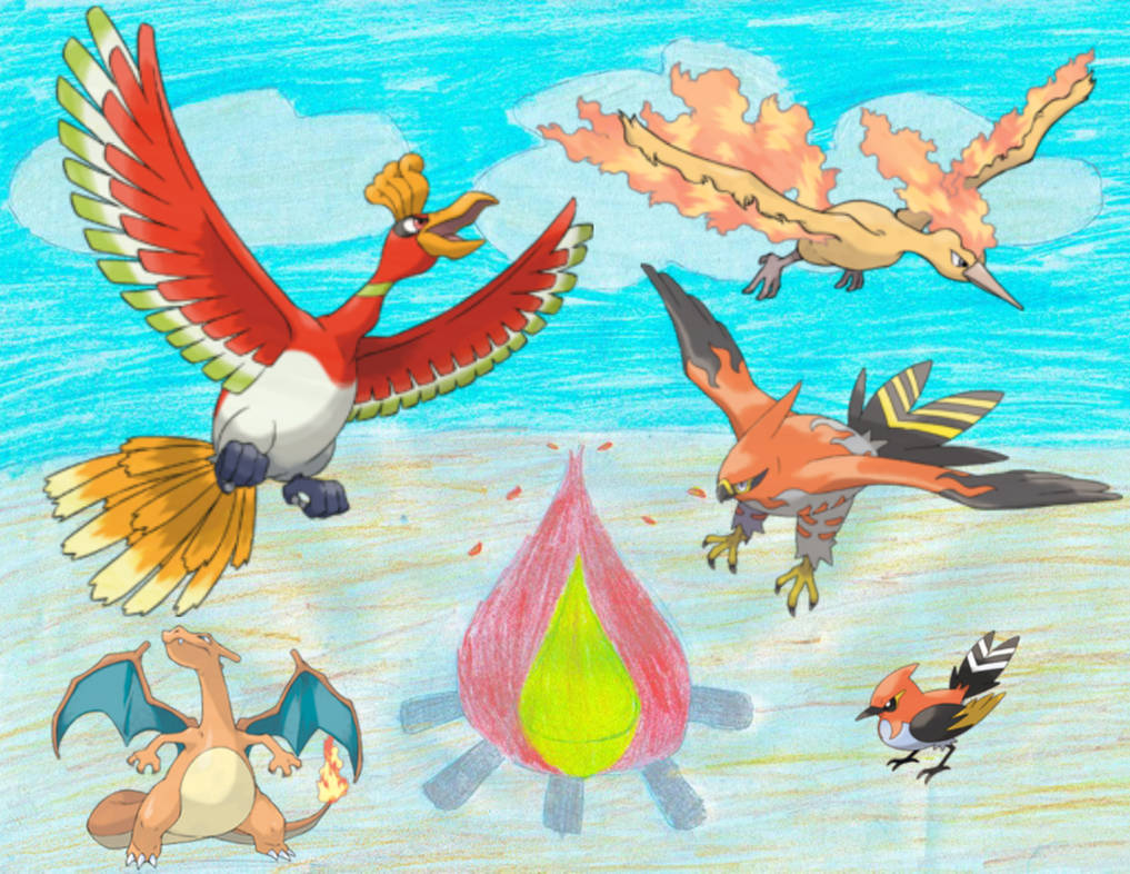 Fire/flying Fire/Flying Pokemon by Manaki267 on DeviantArt