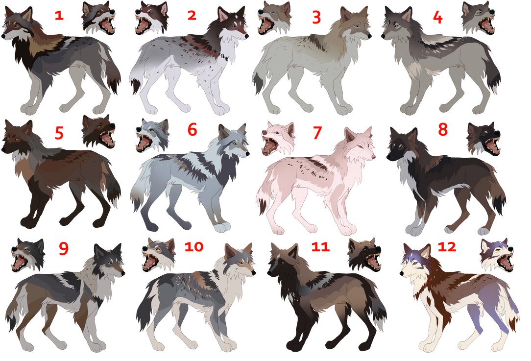 12/12 35USD OPEN WOLF DESIGNS by moonlit-firefly on DeviantArt