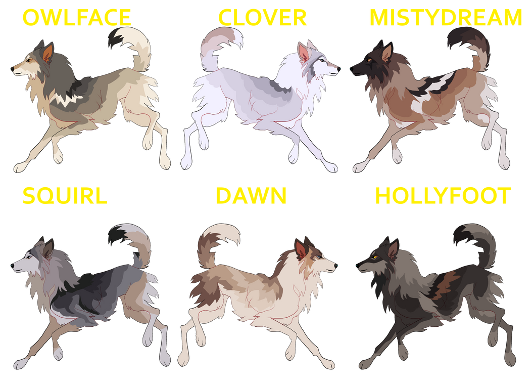 5/6 40usd WOLF ADOPTABLE DESIGNS // NOV7 by moonlit-firefly on DeviantArt