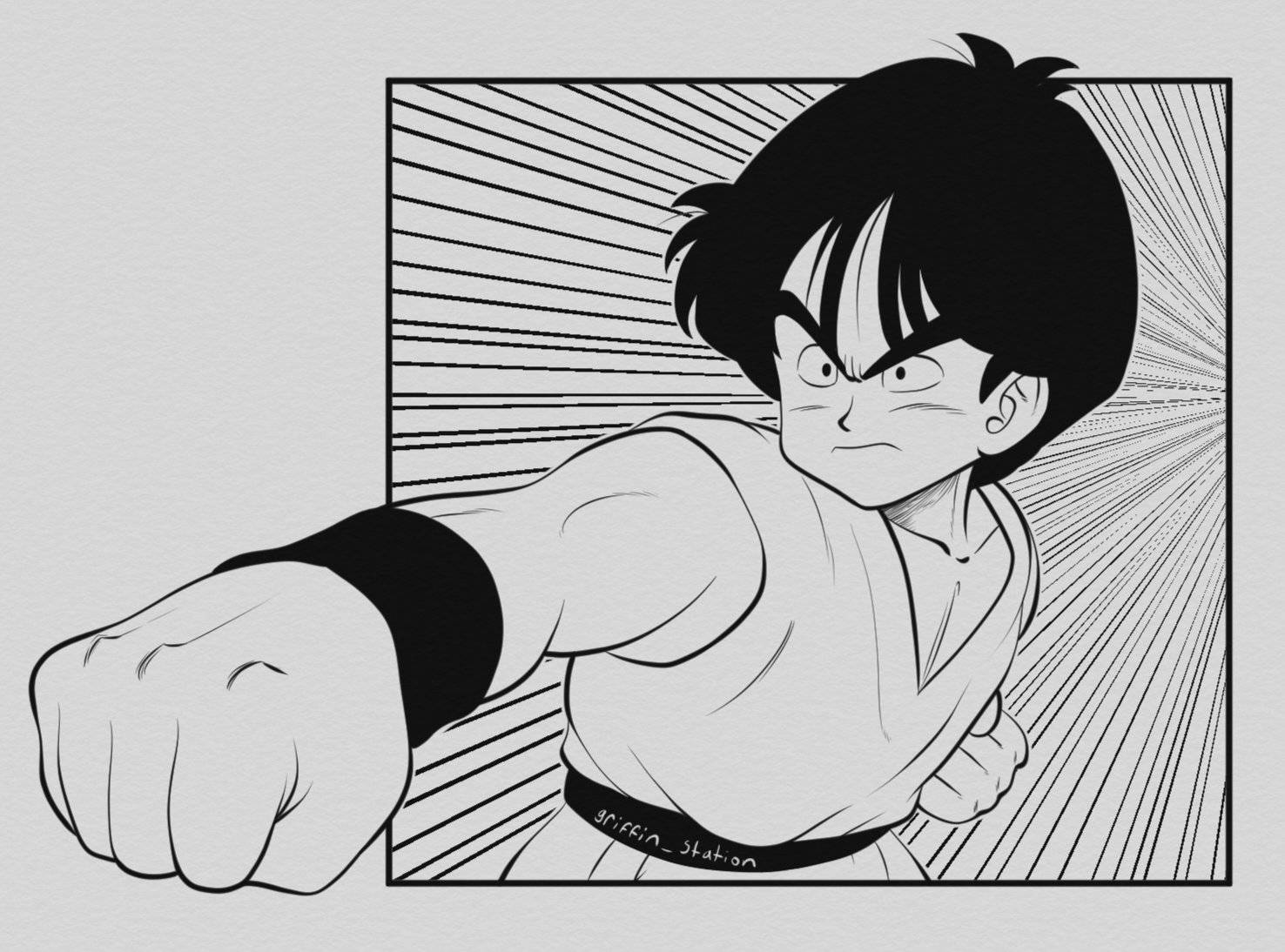 Yamcha Manga by grifinstation on DeviantArt