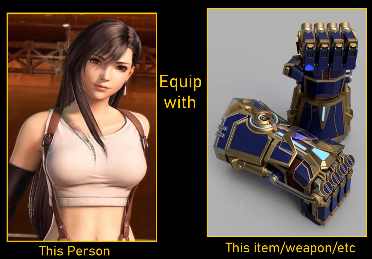 What if Tifa Lockhart equip Atlas Gauntlets