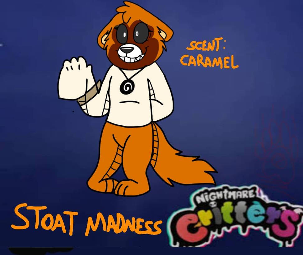 Nightmare Critters Oc: Stoat Madness by NanaUrsa21 on DeviantArt