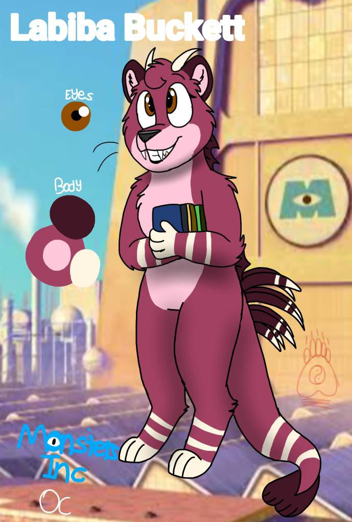 Bucket Oc Monster Inc Oc - Labiba Buckett by NanaUrsa21 on DeviantArt