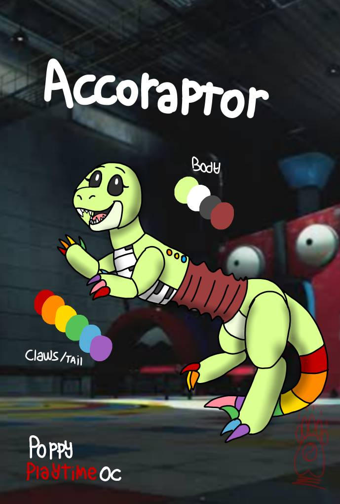 Project Playtime Oc Poppy Playtime Oc - Accoraptor by NanaUrsa21 on DeviantArt