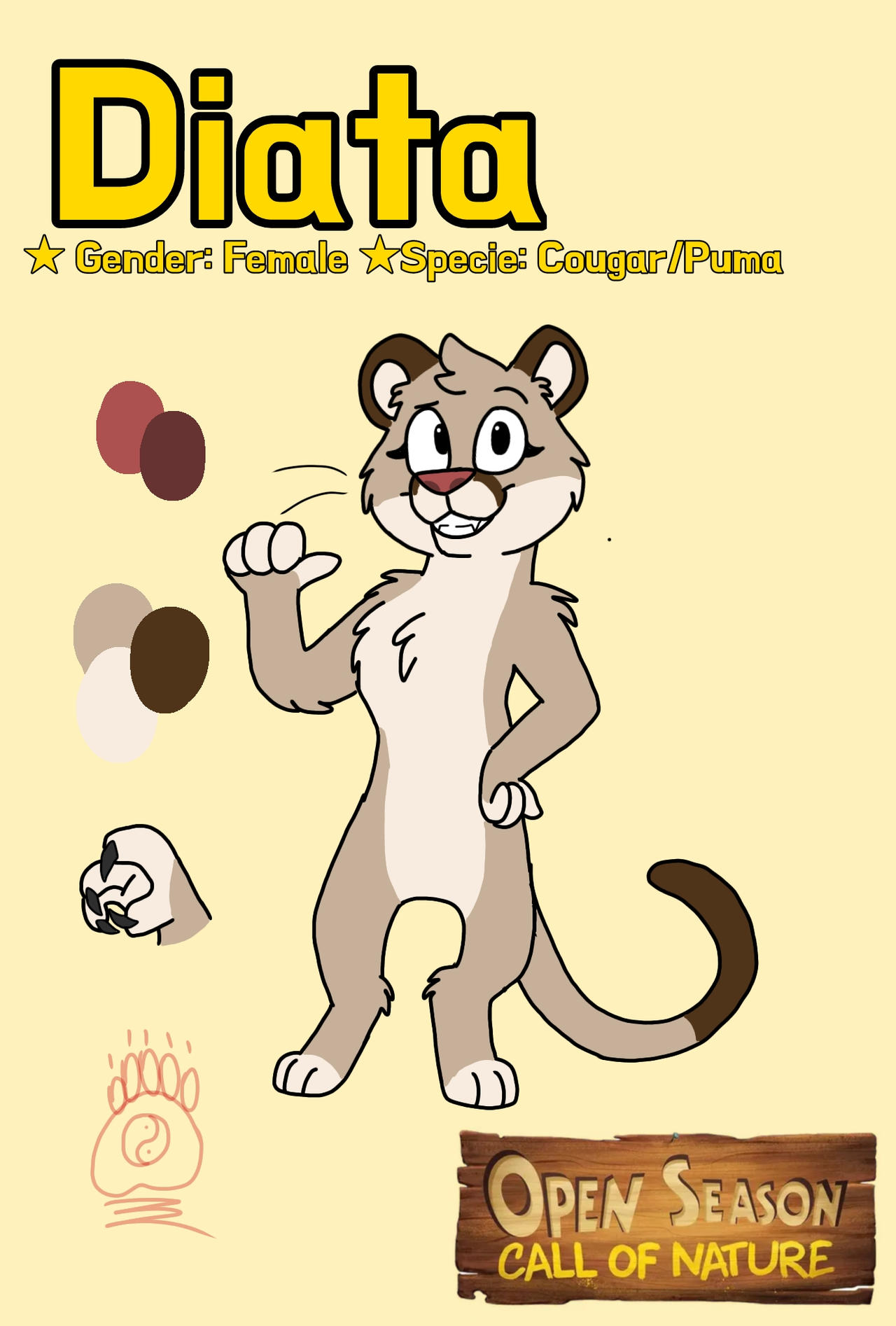 Deviantart Nature Call Open Season Call Of Nature Oc - Diata by NanaUrsa21 on DeviantArt