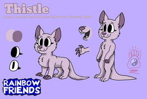 Rainbow Friends Oc - Thistle