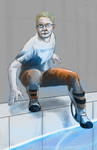 Portal 2 - Stefan WIP by PlastikLoeffel