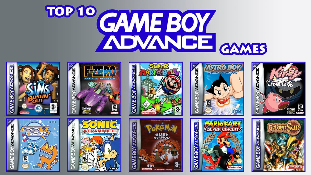 Top 10 - Boy Advance Games by on DeviantArt