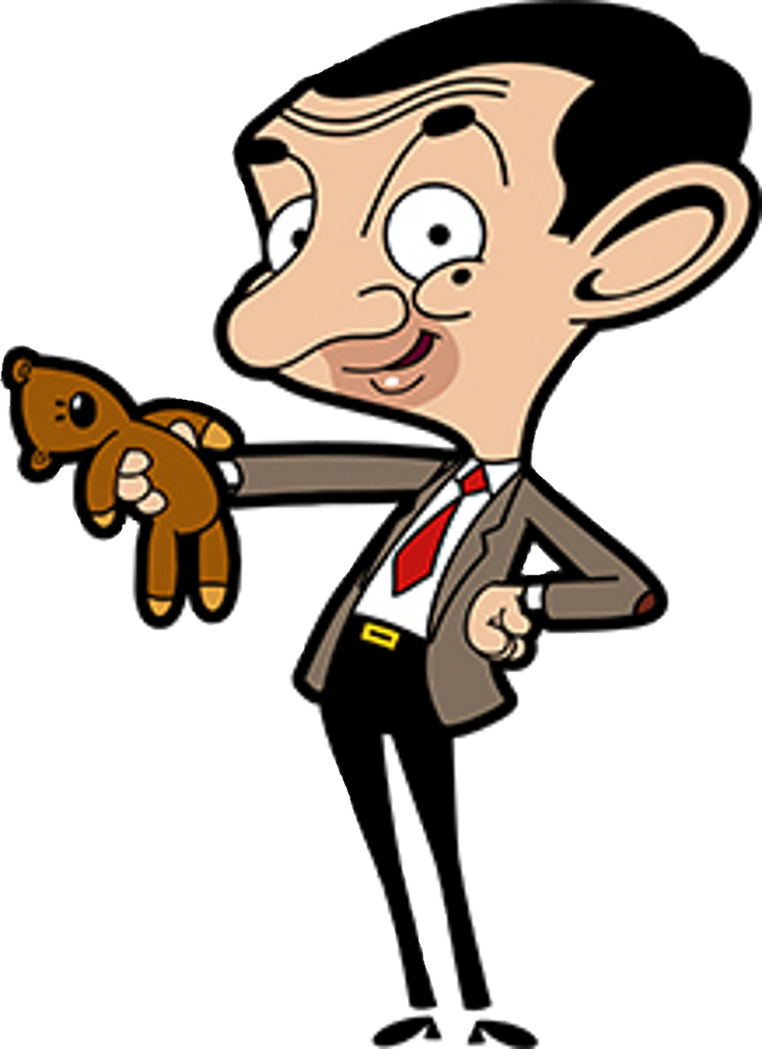 Mr. Bean with Teddy PNG by ewanlow2007 on DeviantArt