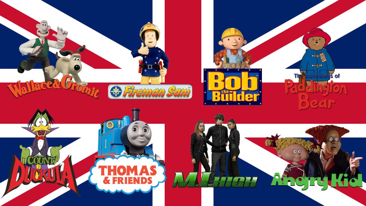 8 British TV Titles with their Characters by ewanlow2007 on DeviantArt