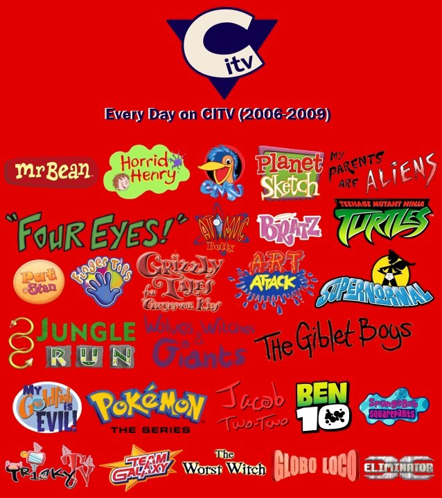 Citv Programs Every Day on CITV (2006-2009) by ewanlow2007 on DeviantArt