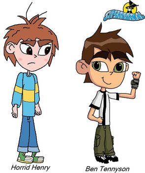 Horrid Henry and Ben Tennyson in SuperNormal Style