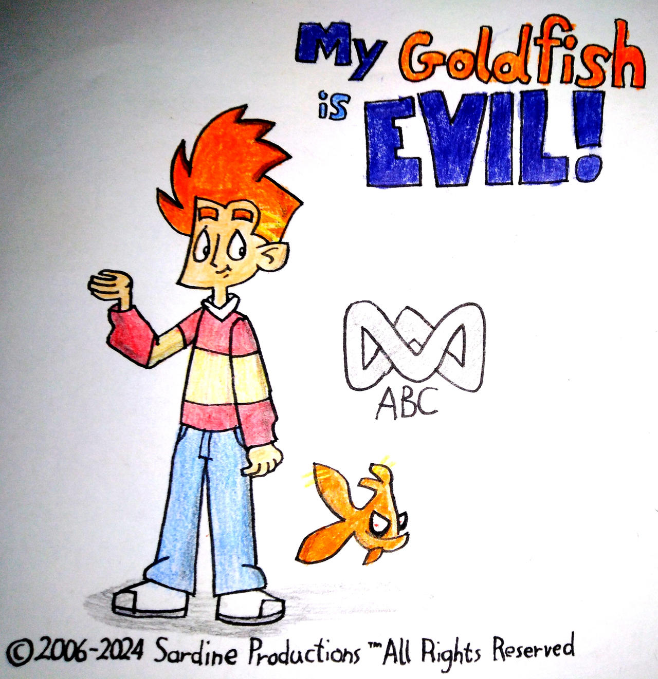 Deviantart 2007 Goldfish My Goldfish is Evil! (2006 Art Drawing) by ewanlow2007 on DeviantArt
