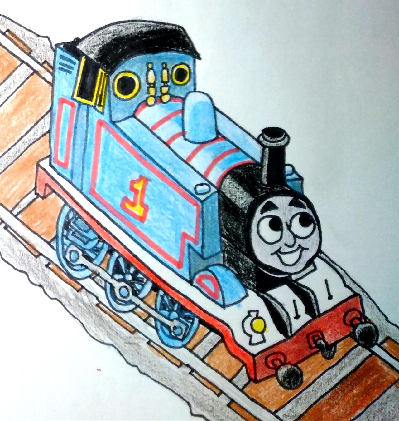 This is Thomas the Tank Engine (My FanArt) by ewanlow2007 on DeviantArt