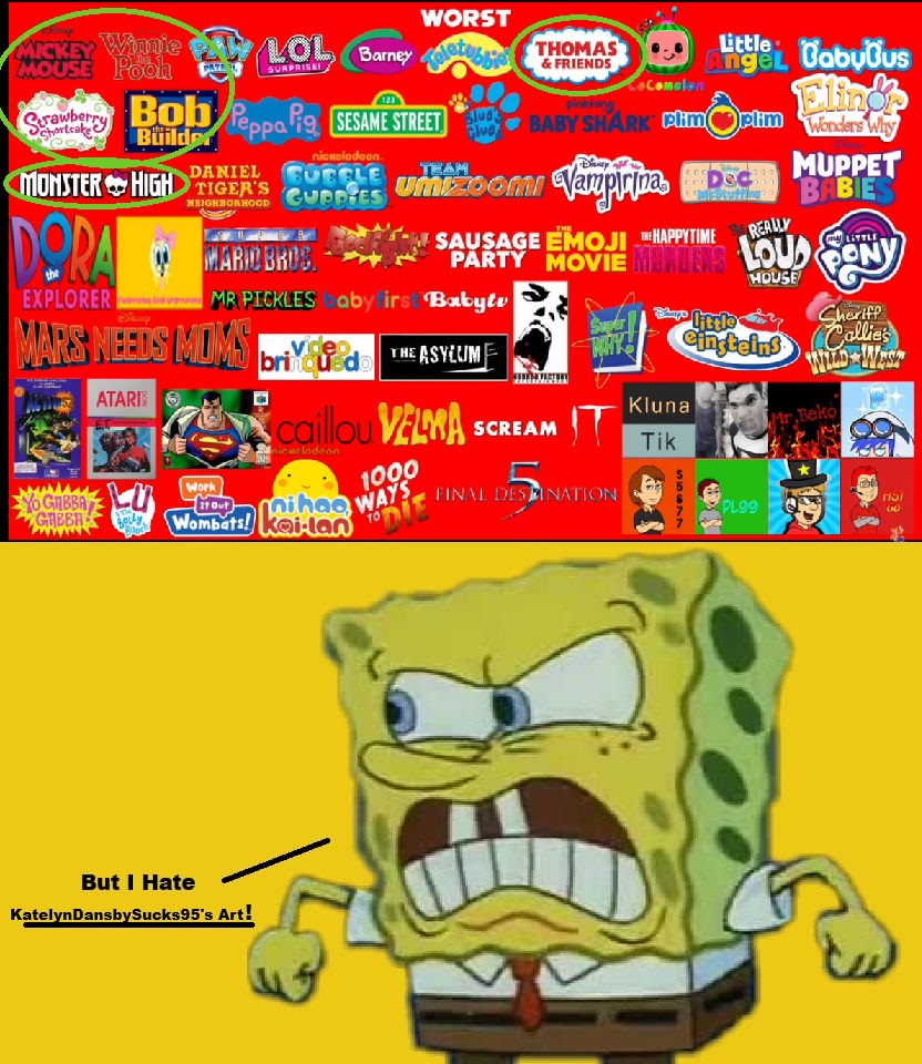 Hates Home Deviantart SpongeBob Hates KatelynDansbySucks95's Art by ewanlow2007 on DeviantArt